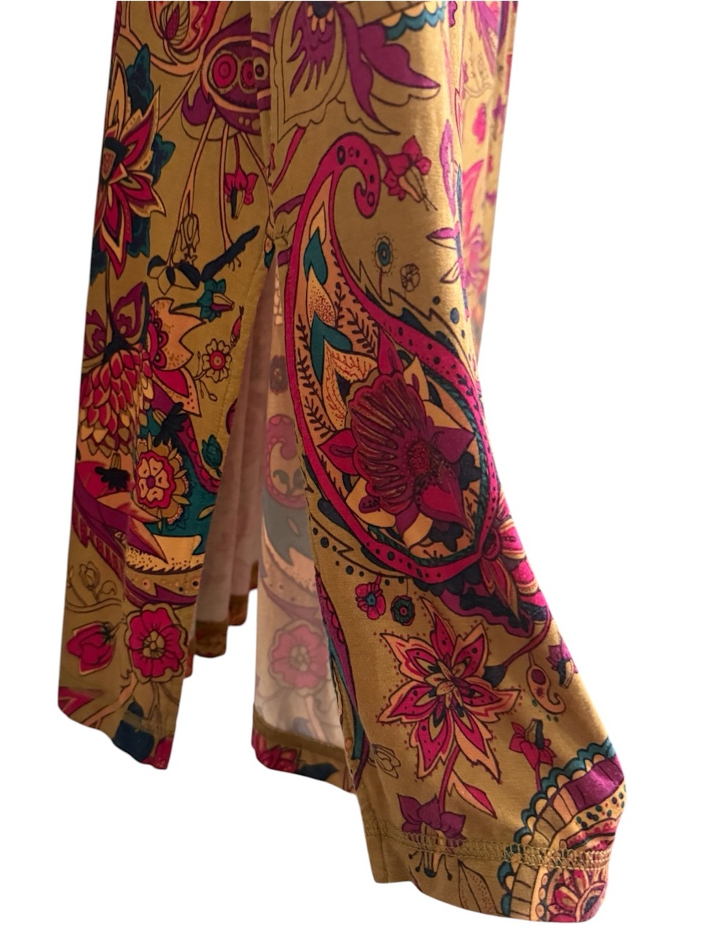 Soft Surroundings Paisley Colorful Maxi Dress Pockets 1X - Picture 11 of 14
